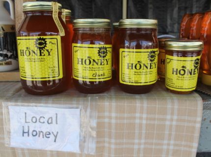 Purchasing honey or fresh produce from a roadside stand or at the flea market is the norm when you are from Shipshewana.