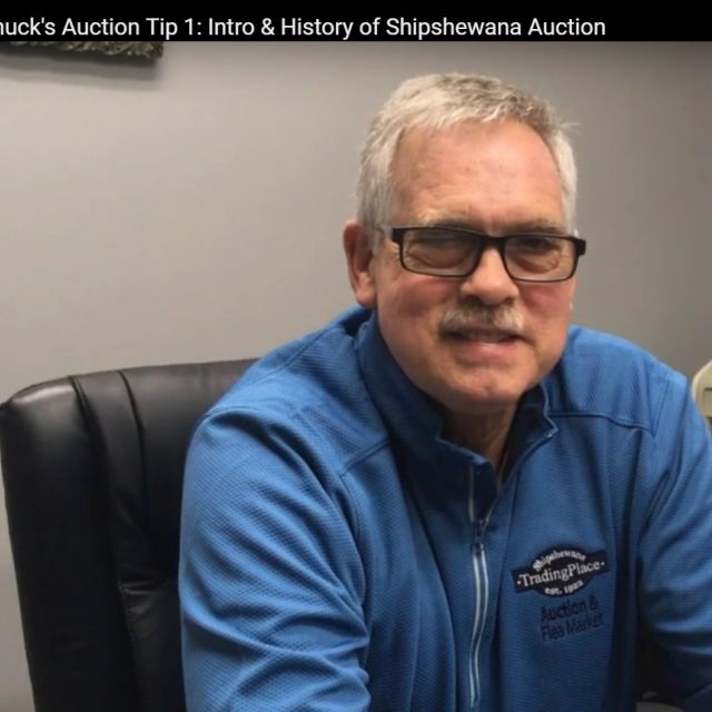 Chuck Haarer's Shipshewana Miscellaneous and Antique Auction Buyer Tip 1