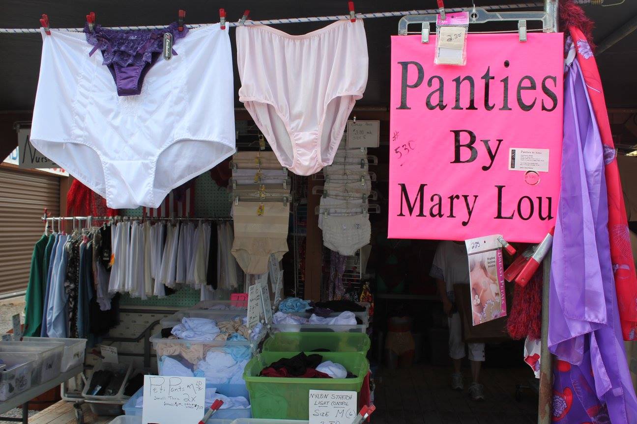 Panties by Mary Lou giant underwear at Shipshewana Flea Market