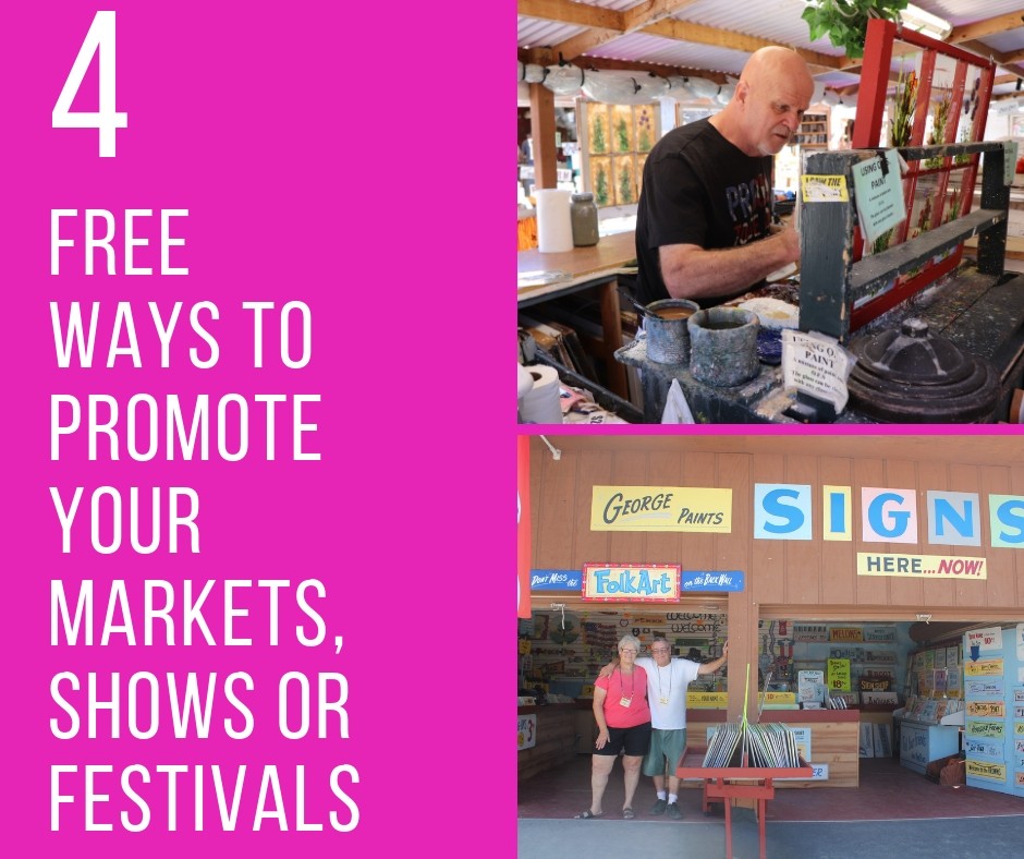 4 Free Ways to Promote Your Markets, Shows or Festivals