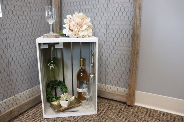 How to Make a Wine Caddy Using an Old Crate