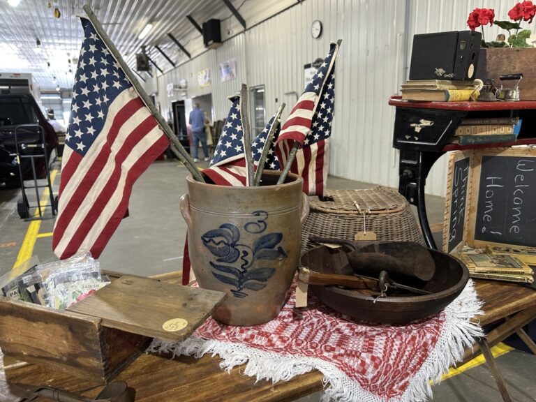 antique market booth