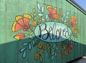 flea market booth mural beloved